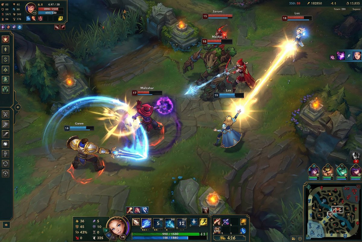 无限臀山英雄联盟团战视频